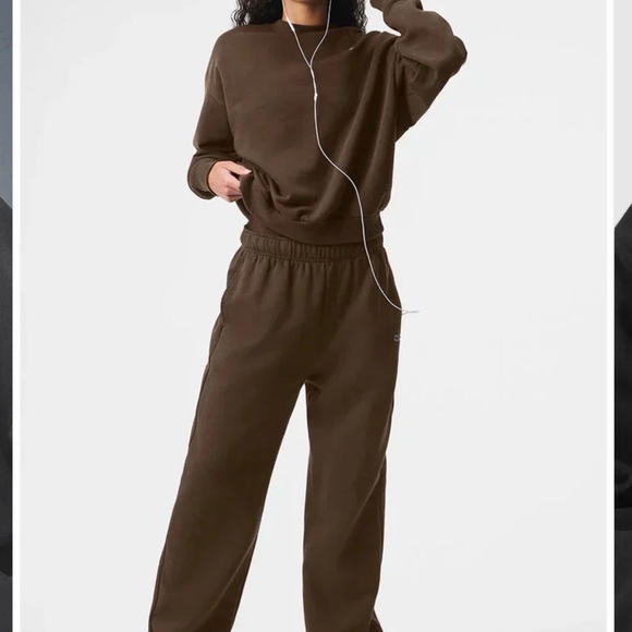 ALO Yoga Gray Track Pants - Picture 2 of 4